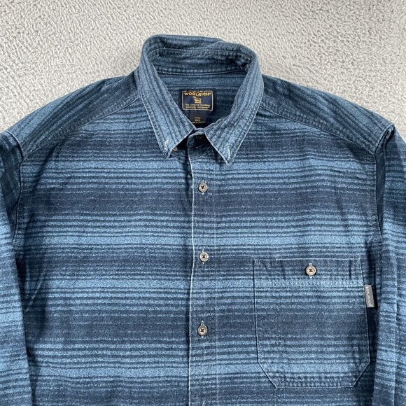 VTG Woolrich Long Sleeve Button Down Shirt Mens XXL - Picture 7 of 7